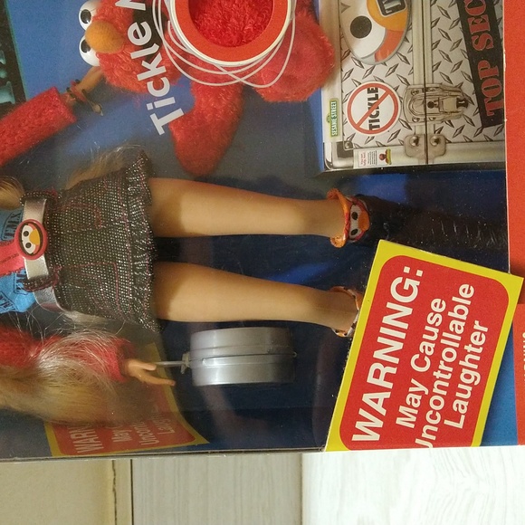 Vintage 2006 Barbie & Elmo Sesame Street TMX Tickle Me Elmo Doll Mattel - Picture 3 of 7